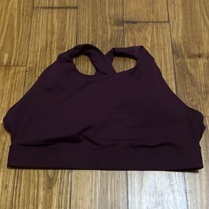 Fabletics Size 1X Wine Colored Sports Bra